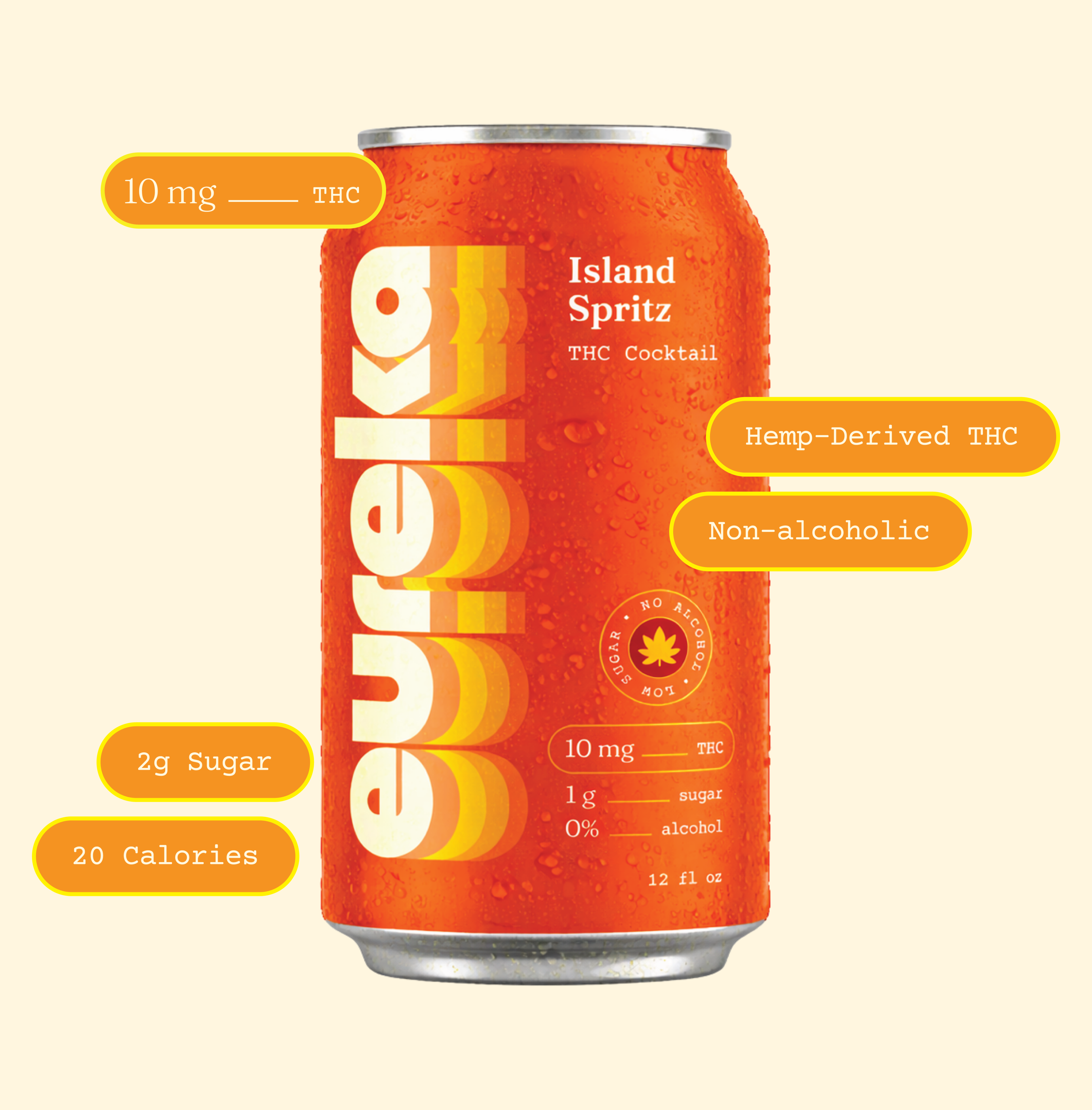 Island Spritz  10mg THC Cocktail 4-Pack